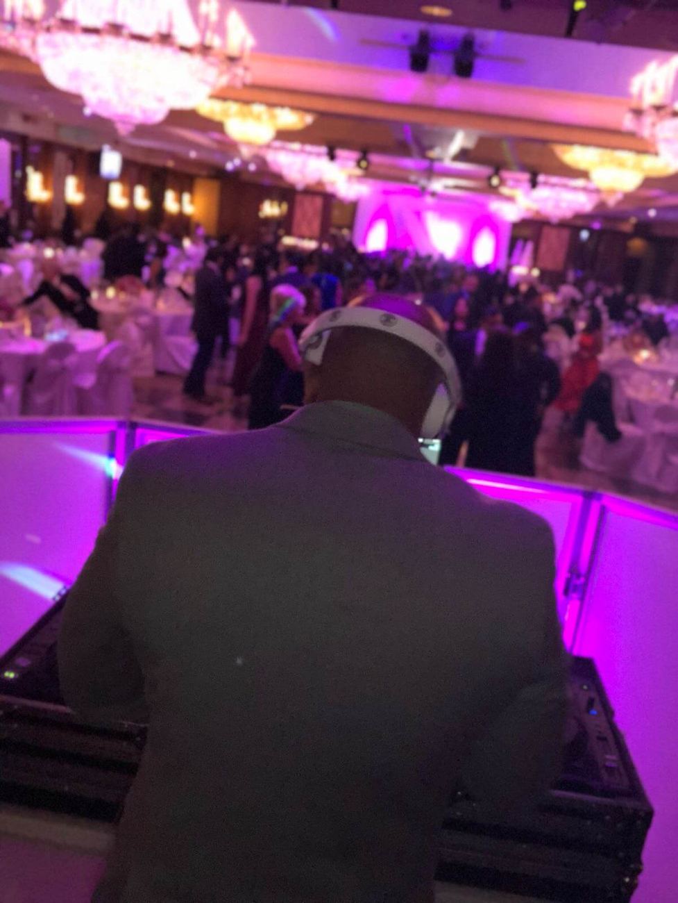 DJ RAH RAHH working the booth